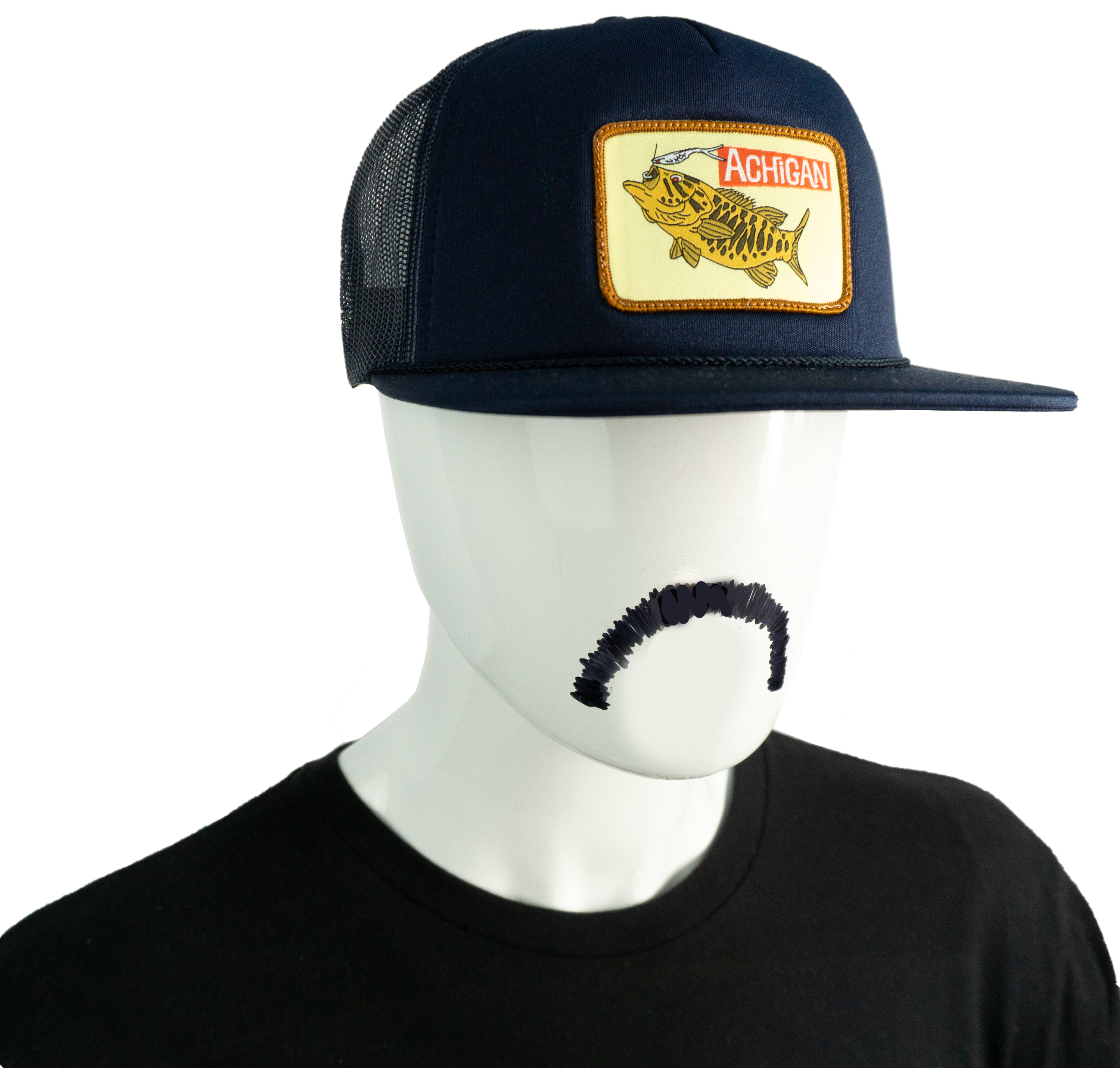 Old School Hat  - Navy Foamie