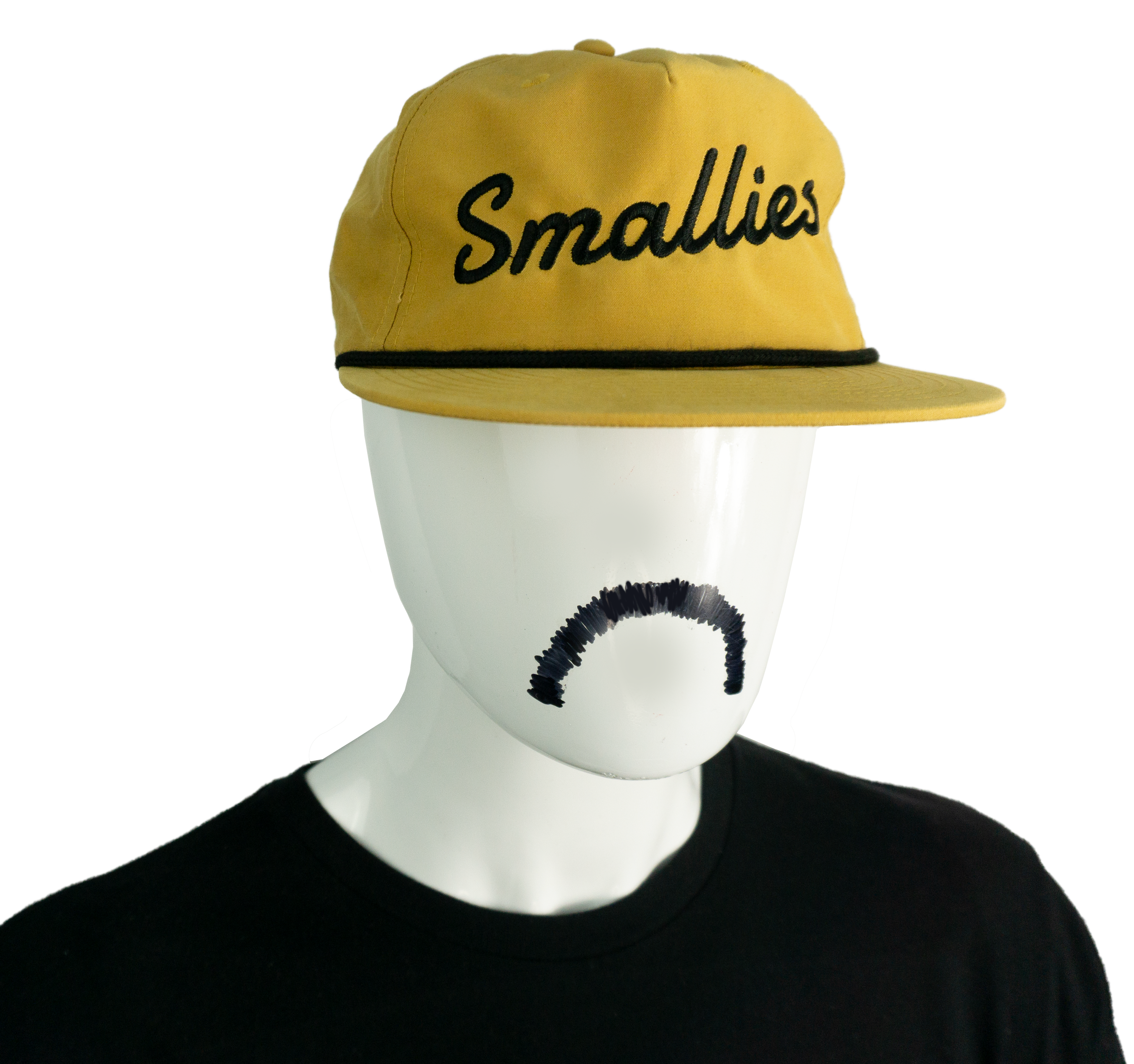 Smallies Hat Mustard/Black
