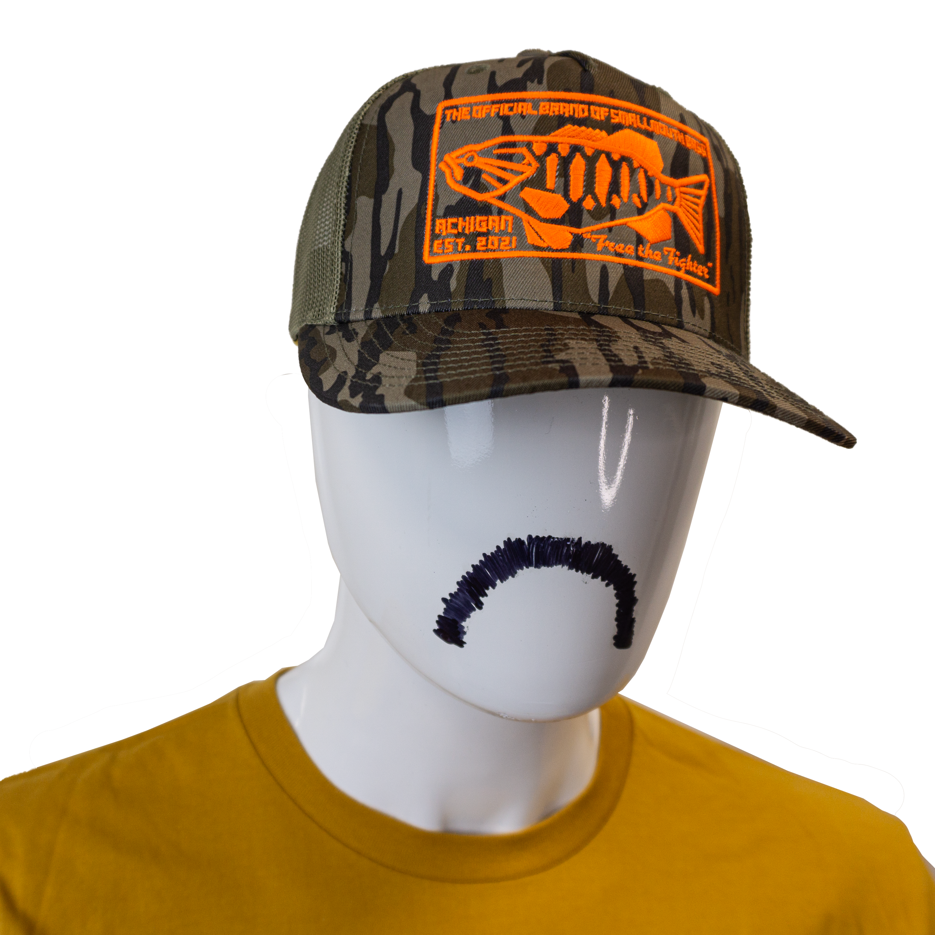 Free the Fighter Embroidered Camo Hat