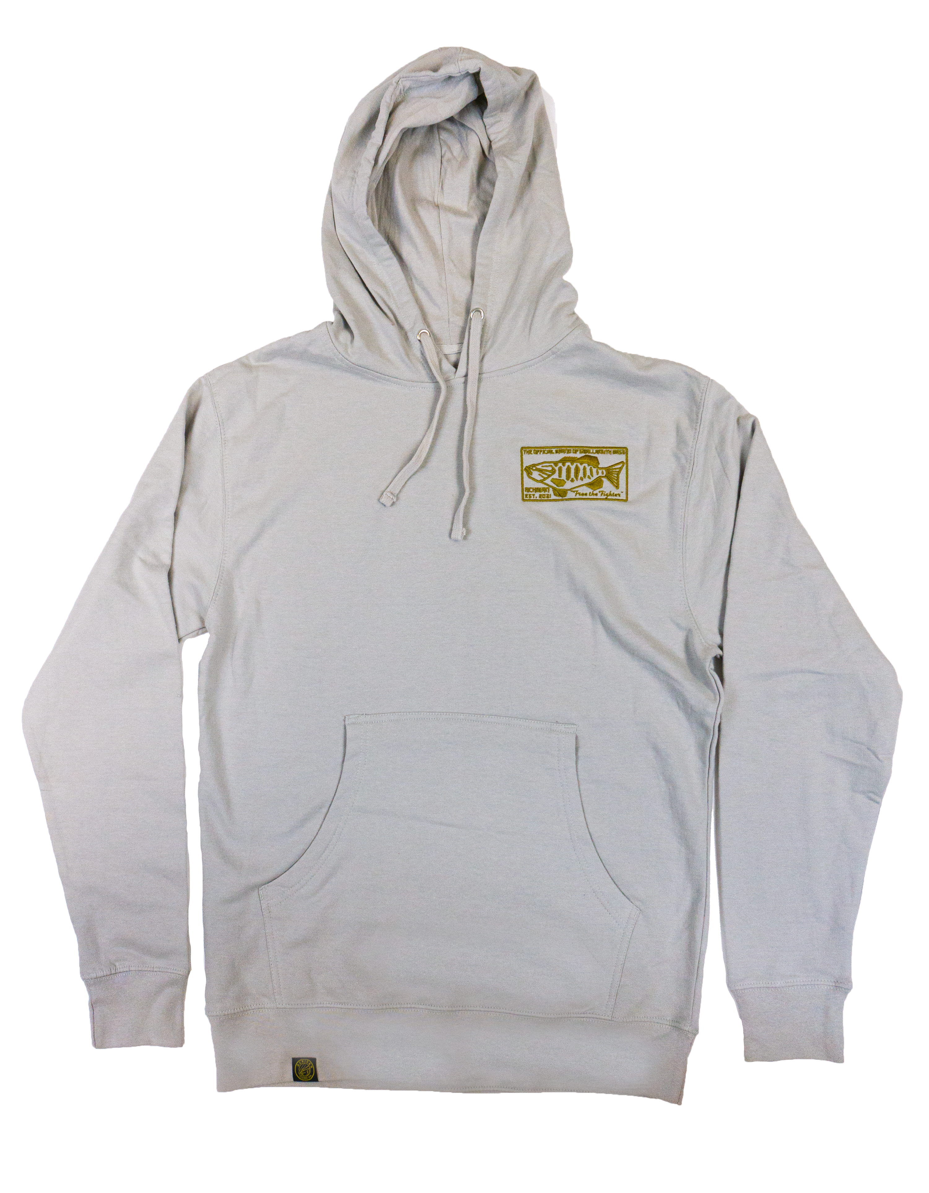 Free the Fighter Embroidered Hoodie Smoke/Bronze