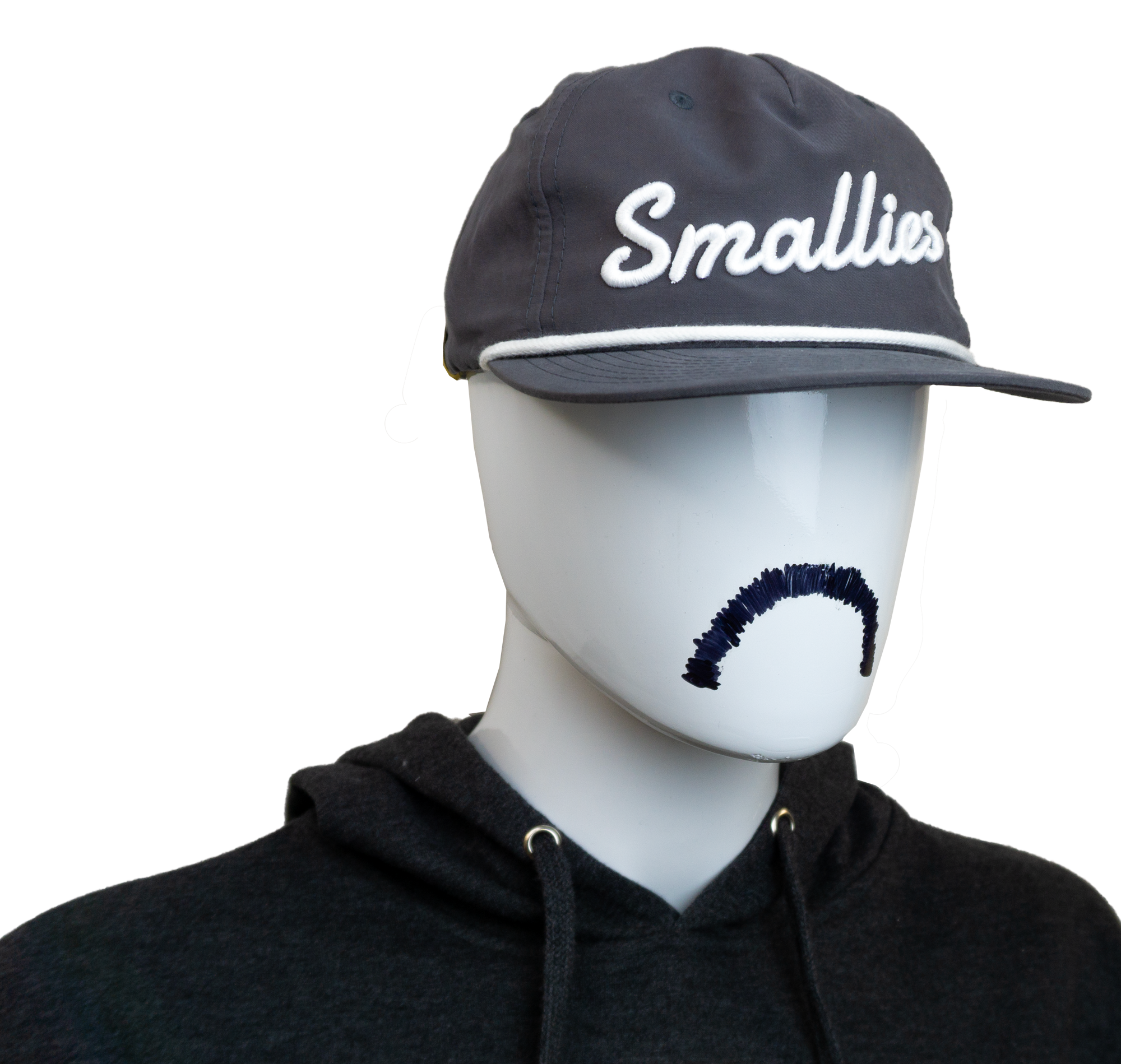Smallies Hat Gray/White