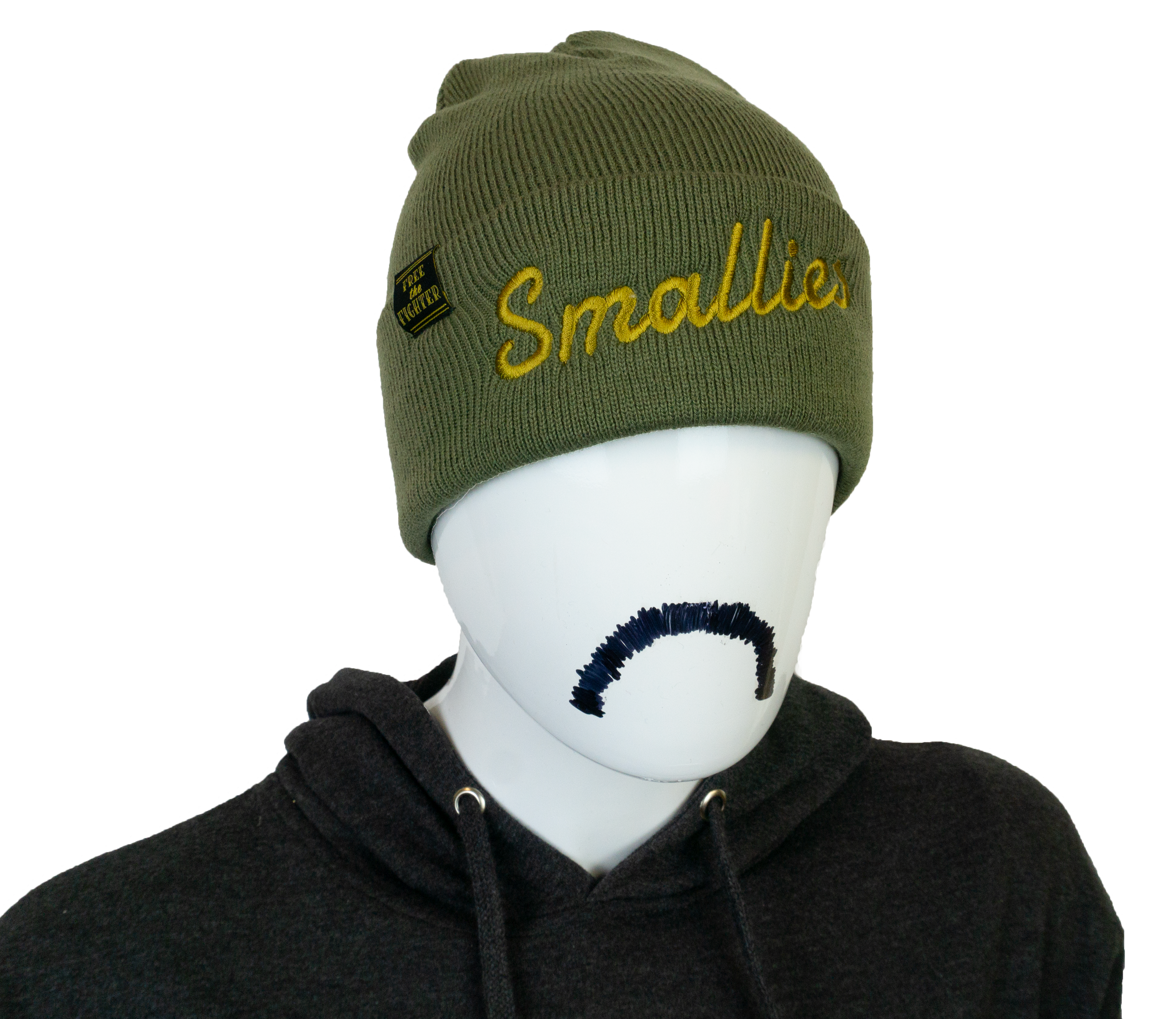 Smallies Beanie - Olive/Bronze