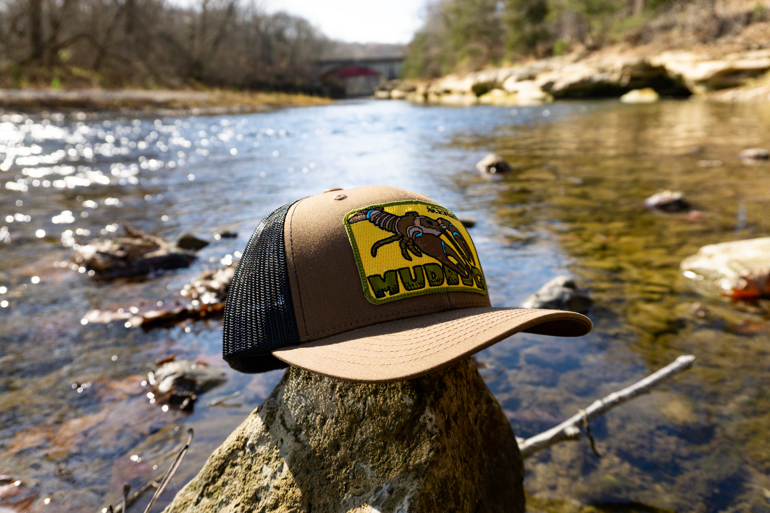 Mudbug Trucker Hat Brown/Black