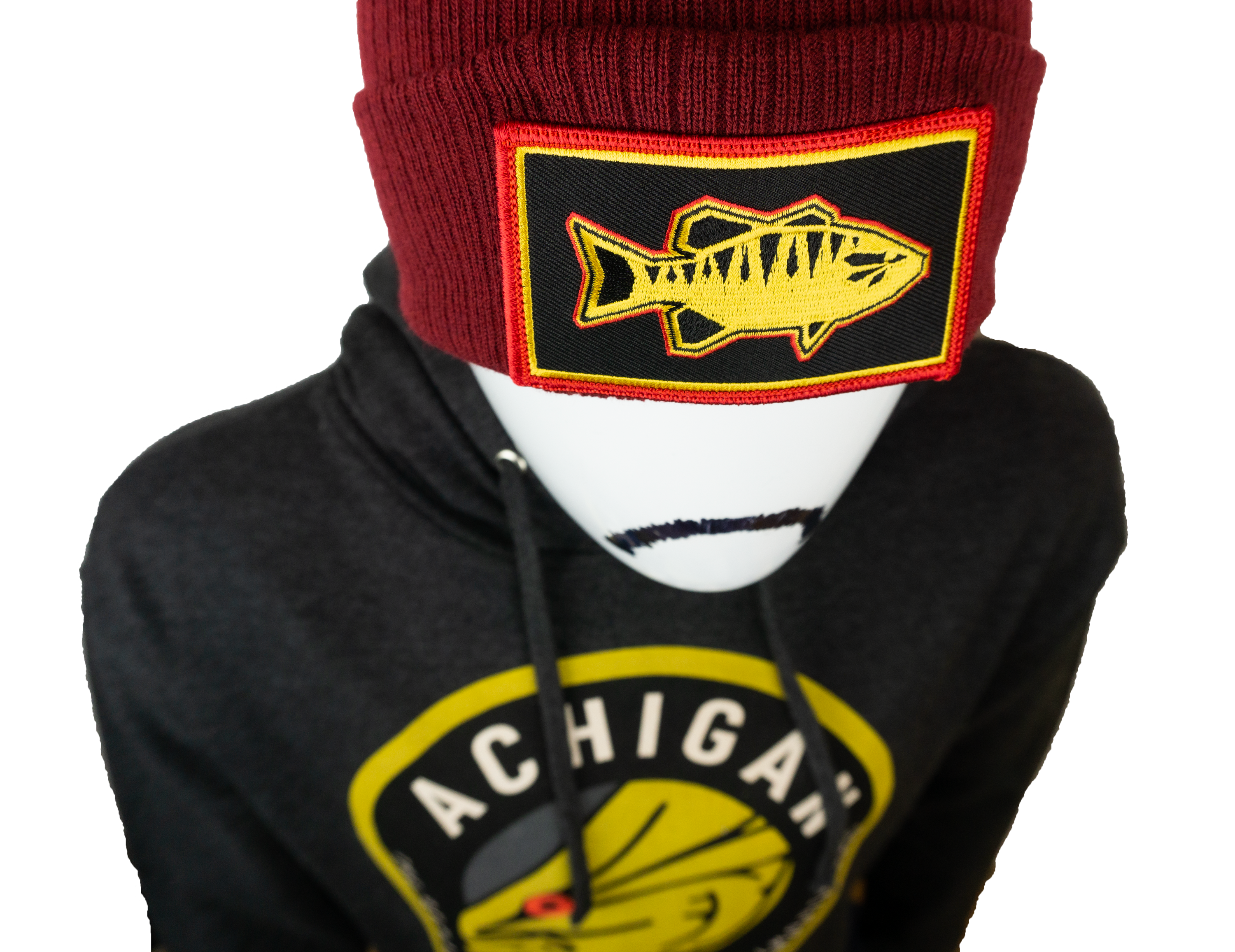 Geo Smallie Beanie - Red